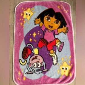 Vintage Dora the Explorer Fleece Blanket | Perfect Condition